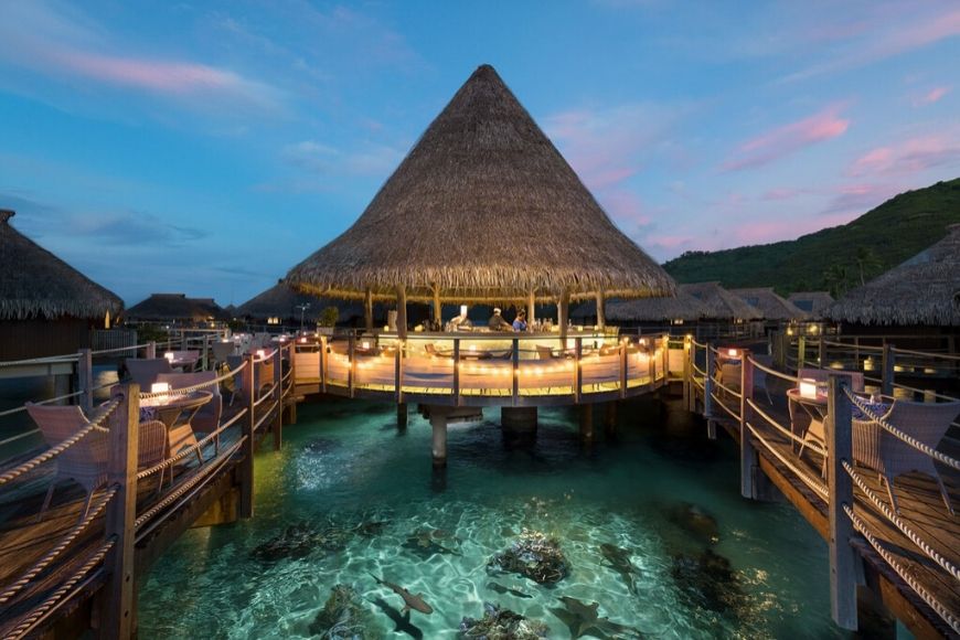 9 Increíbles bungalows sobre agua en Tahití - 19