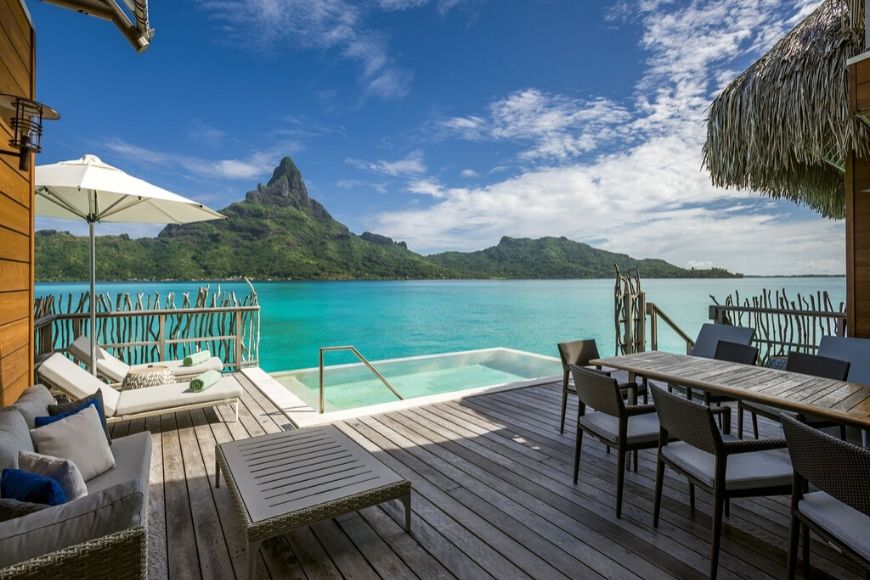 9 Increíbles bungalows sobre agua en Tahití - 9