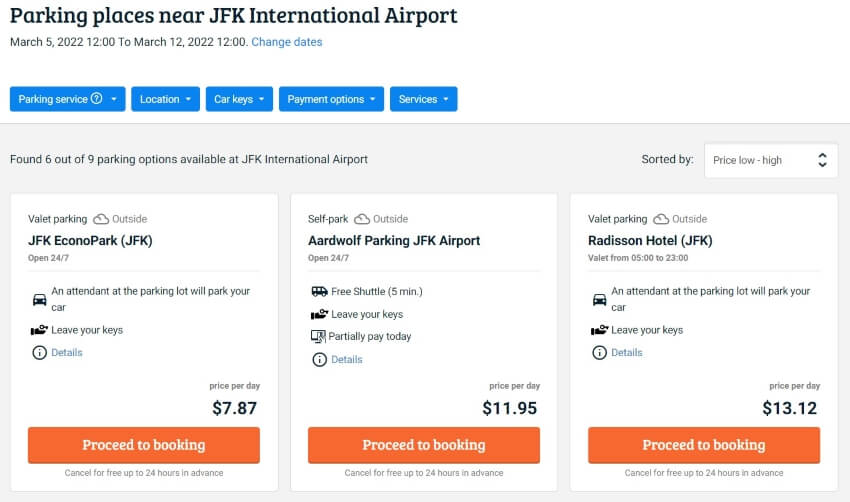 Todo lo que necesita saber para encontrar estacionamiento barato en el aeropuerto JFK - 13
