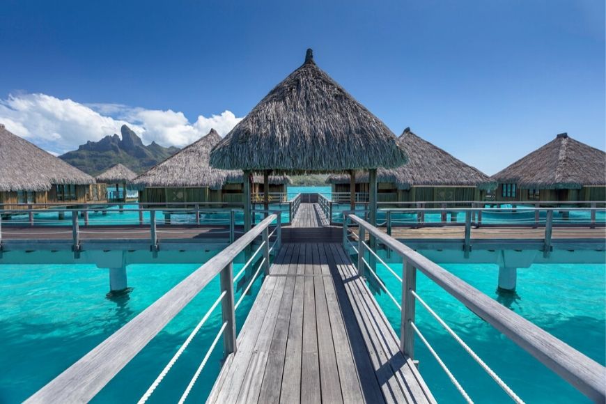 9 Increíbles bungalows sobre agua en Tahití - 1