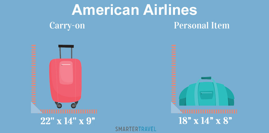 Límites de tamaño personal y de tamaño personal para 32 aerolíneas principales - 9