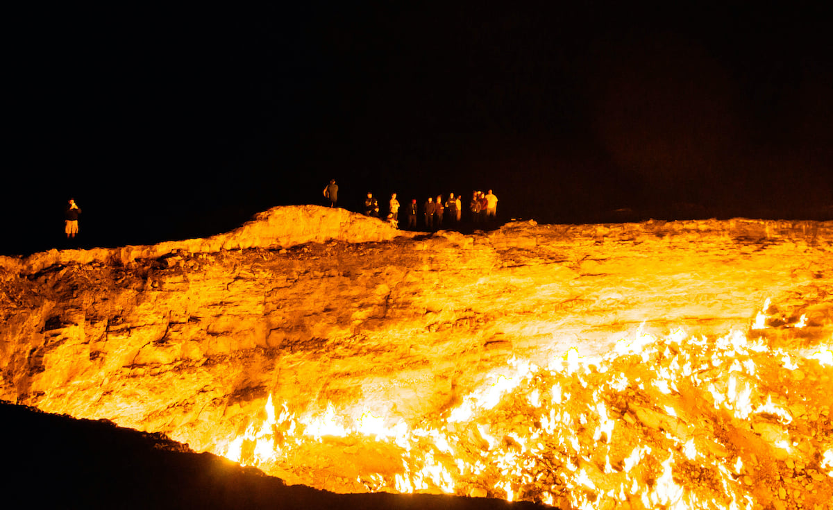 El fuego "Gates of Hell", ardiendo desde 1971, finalmente se puede publicar - 3