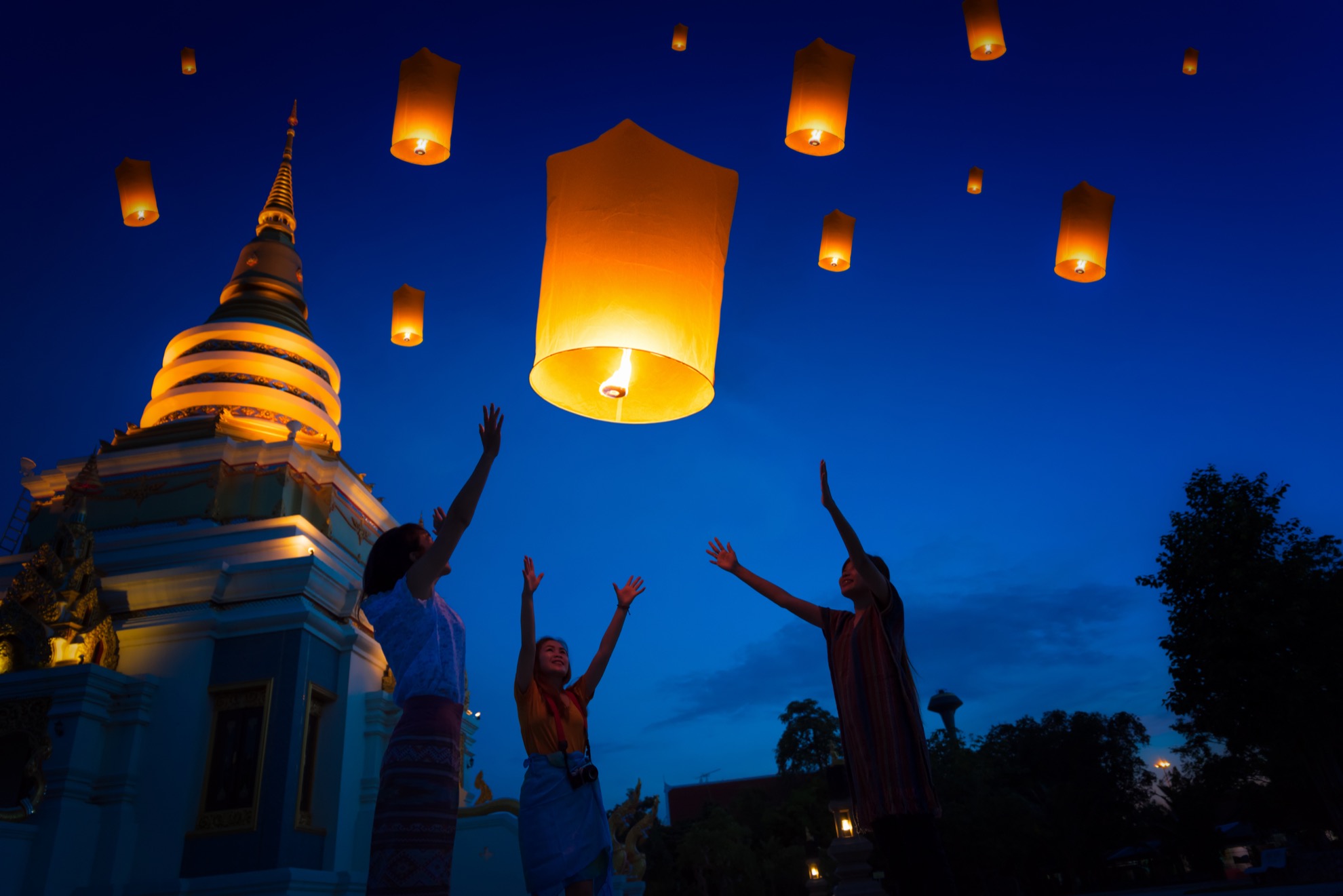7 Datos rápidos sobre el festival Yi Peng Lantern de Tailandia