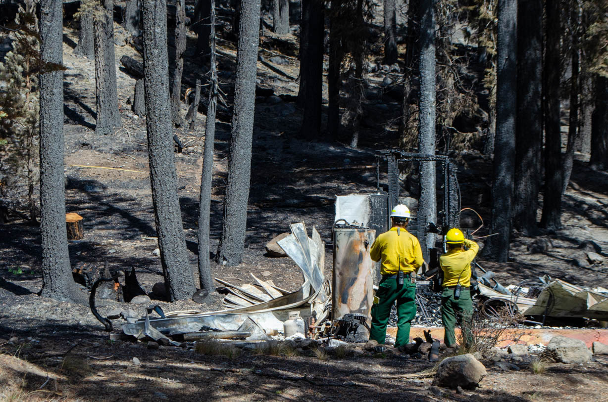 Casi el 70% del Parque Nacional Volcánico Lassen quemado por Fire Wildfire - 9