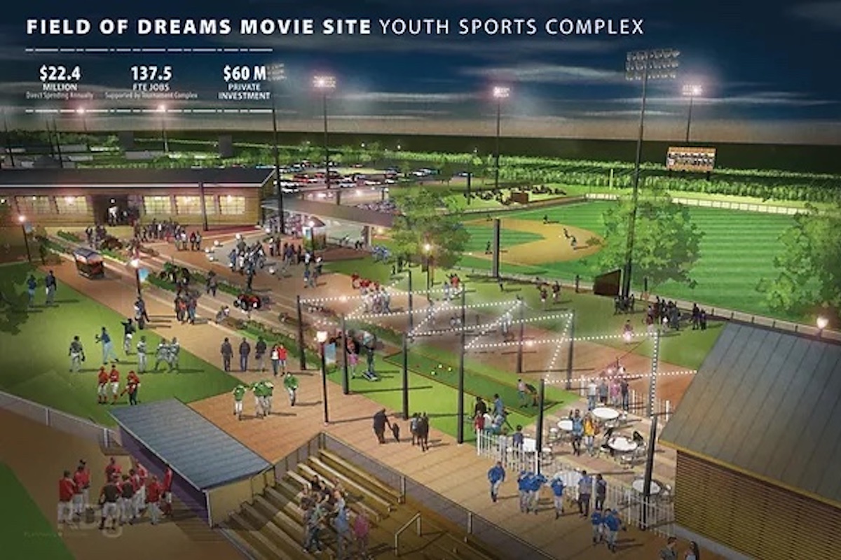 El campo de sueños de Iowa para construir el complejo de béisbol y softbol de destino de destino - 235