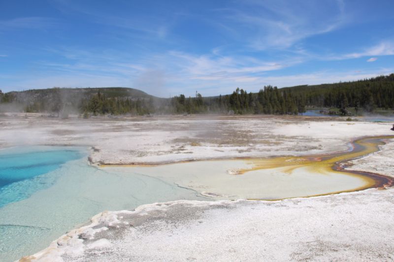 15 mejores géiseres y aguas termales en el Parque Nacional de Yellowstone - 9