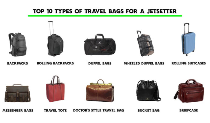 10 tipos de bolsas de viaje para JetSetter - 323