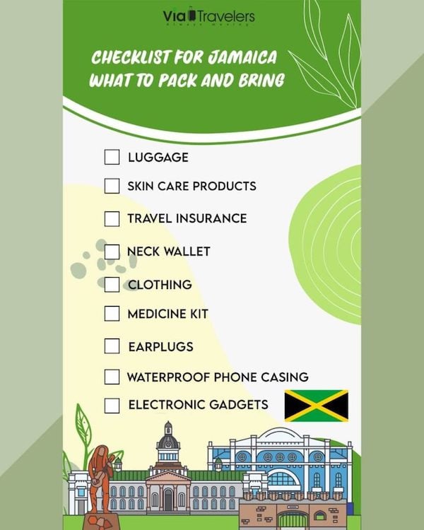 Qué empacar para Jamaica: lista de verificación de embalaje gratuita - 23