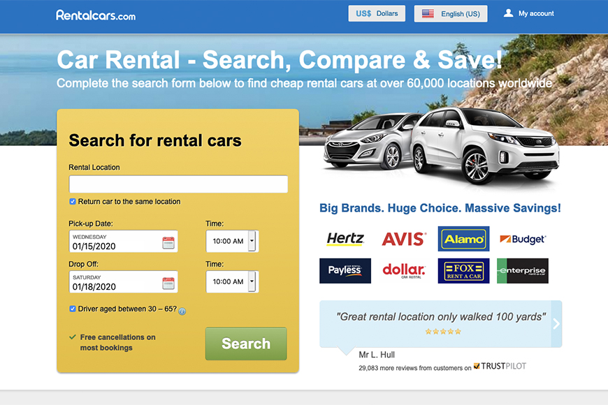 Mejores sitios de reserva de alquiler de automóviles (para encontrar ofertas baratas en 2022) - 9
